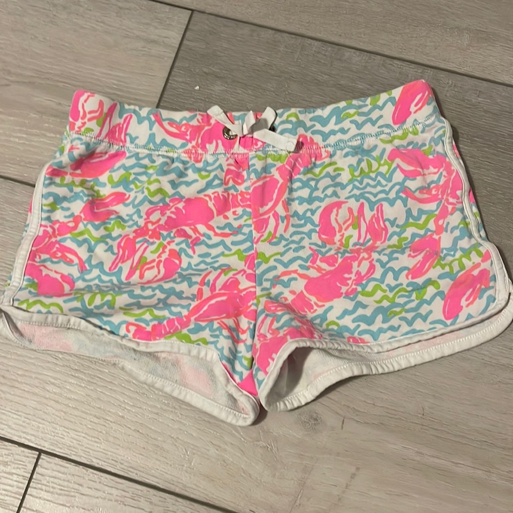 GUC Lilly Pulitzer lobster shorts girls M